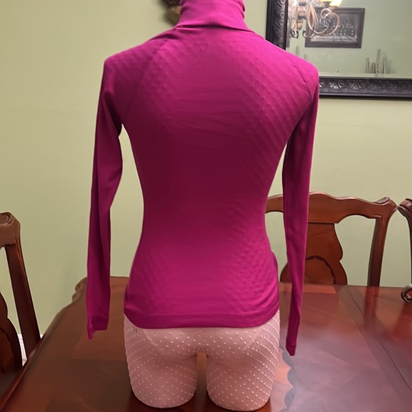 Vintage Bebe sport magenta turtleneck top - Picture 2 of 2